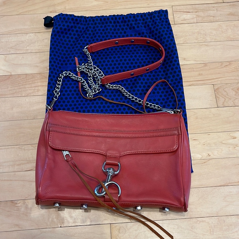 Rebecca Minkoff Mac Crossbody bag in Coral